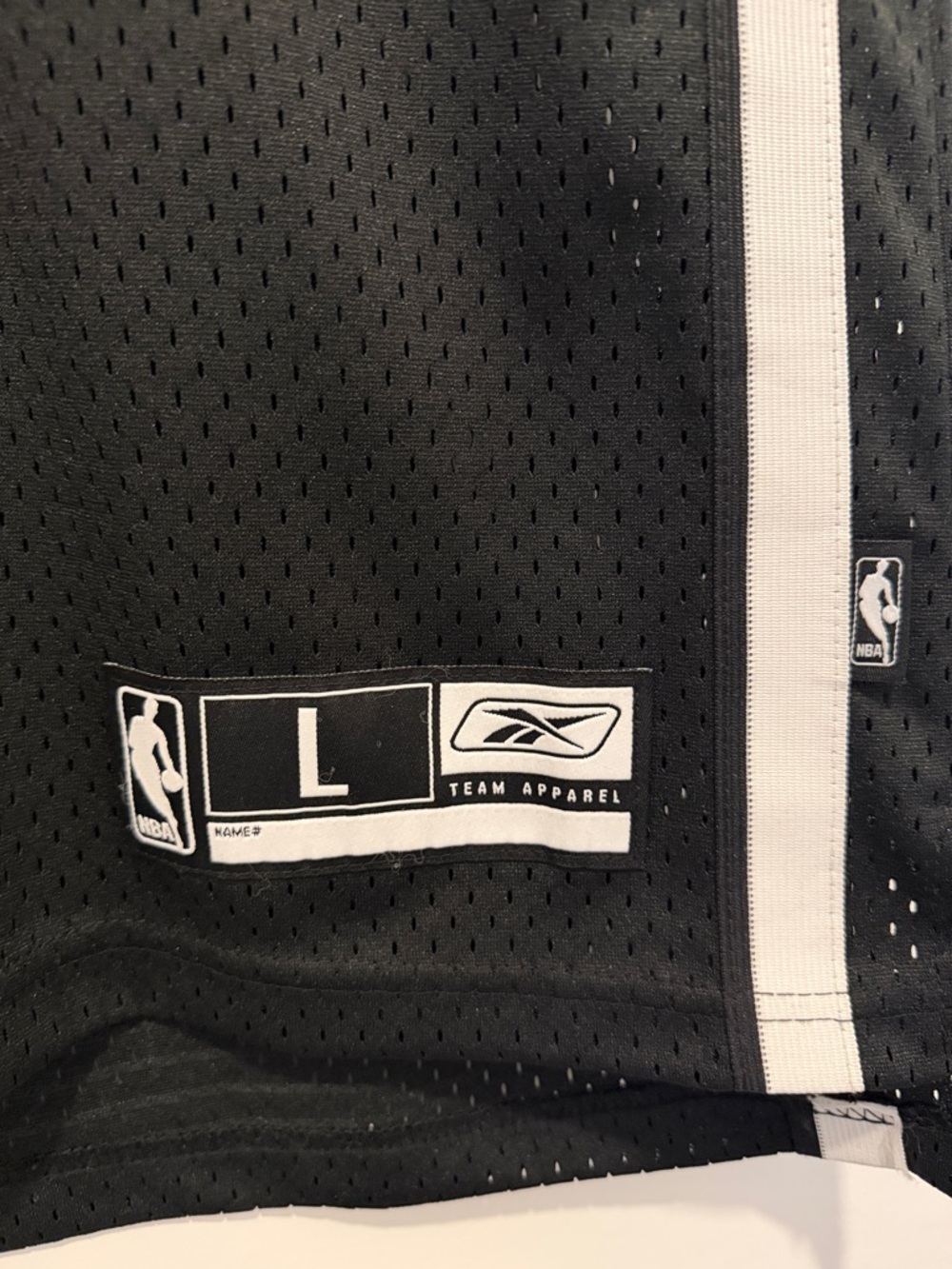 🏀⛹🏾🏀 Stephon Marbury Black and White NY Basketball Jersey -Big&Tall Size L - Picture 5 of 7